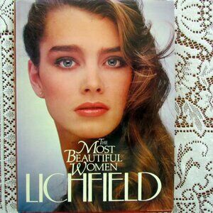MOST BEAUTIFUL WOMEN BOOK by LICHFIELD, PHOTOGRAPHER, 125+ PHOTOS, C. 1983
